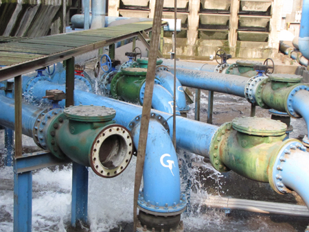 台灣高雄 煉鋼廠循環冷卻系統