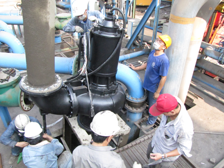 台灣高雄 煉鋼廠循環冷卻系統