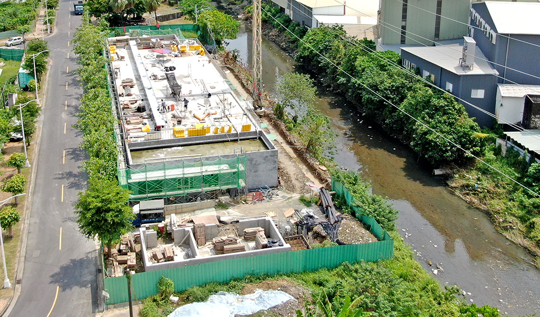 台灣屏東 工業區污水下水道系統建置工程