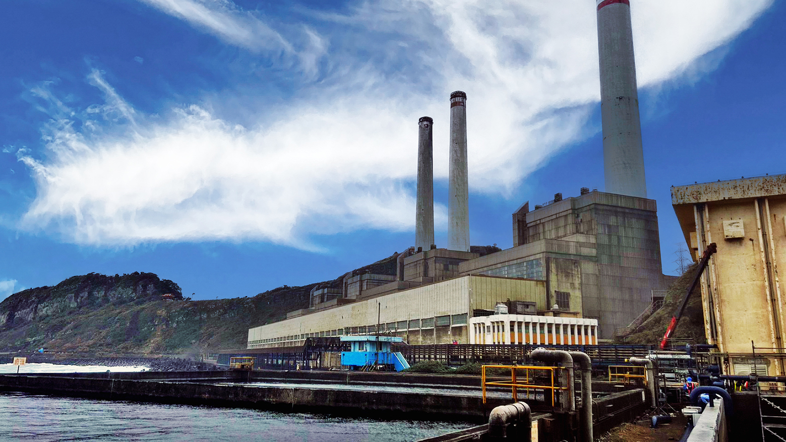 台灣基隆 協和發電廠回收水池擴增