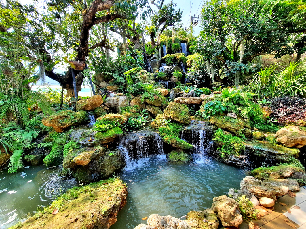 泰國 春武里府-私人度假別墅造景循環供水系統