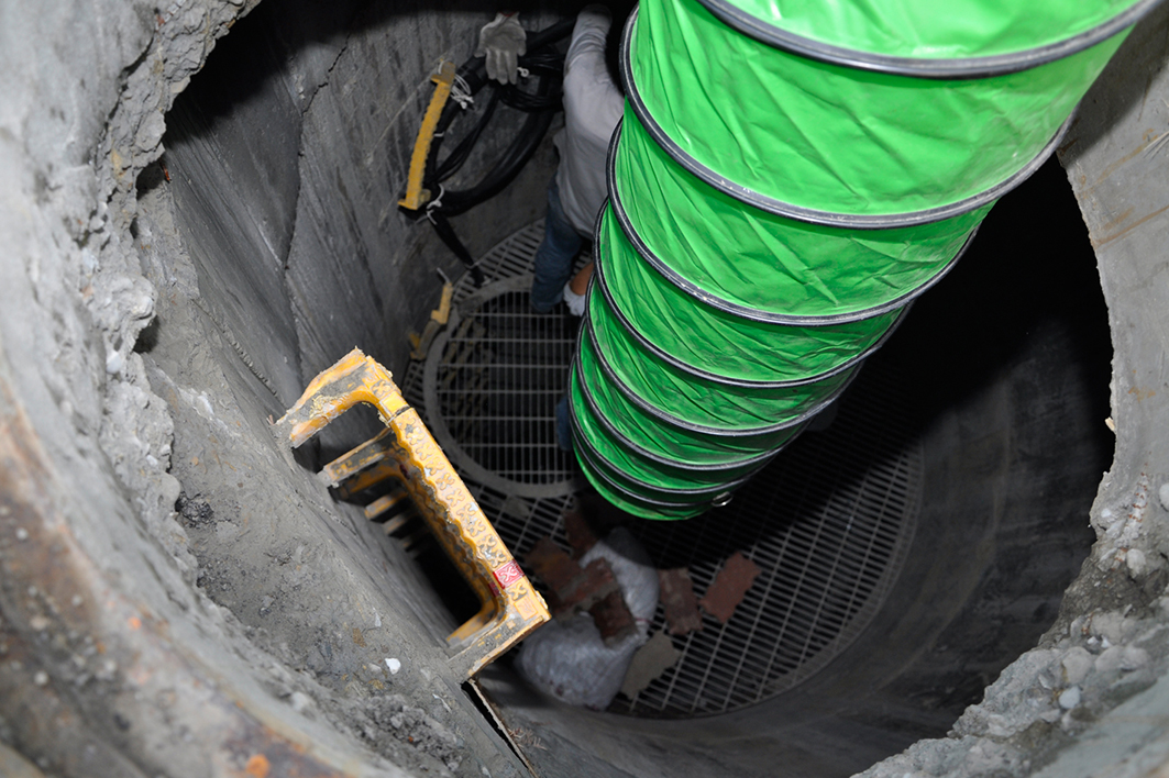 台灣雲林 斗六市污水下水道B32D人孔處新建工程案