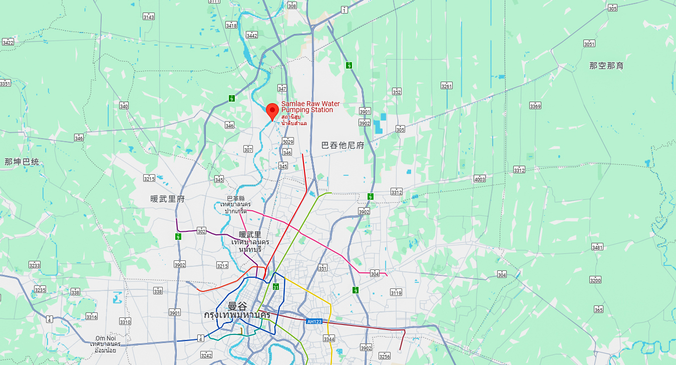 泰國曼谷 湄南河自來水原水廠擴建工程