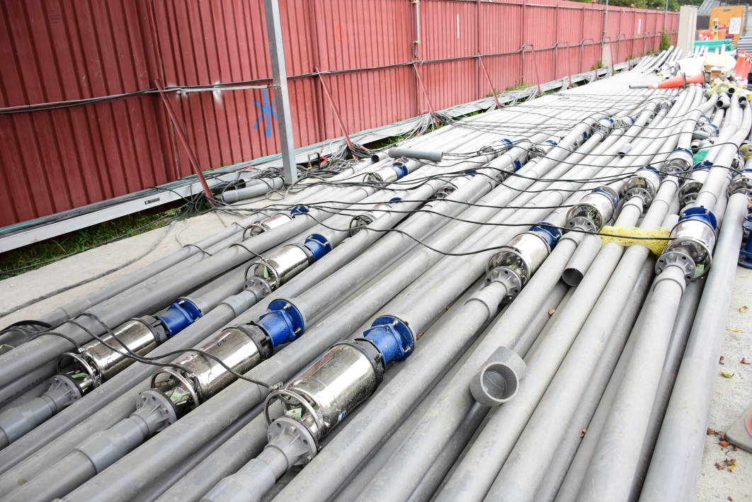 台灣屏東 榮民總醫院(榮總)地基工程排水