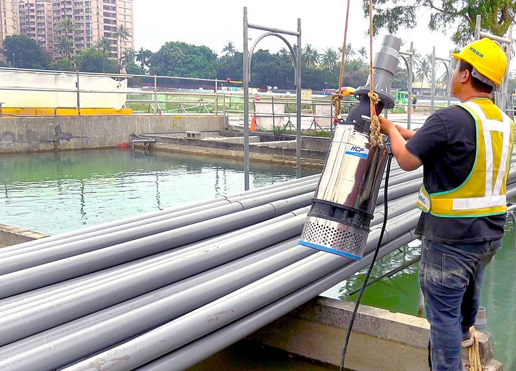 台灣屏東 榮民總醫院(榮總)地基工程排水