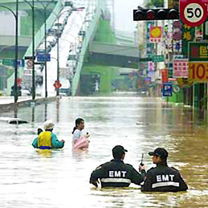 台灣台北 2001年納莉颱風緊急抽水任務