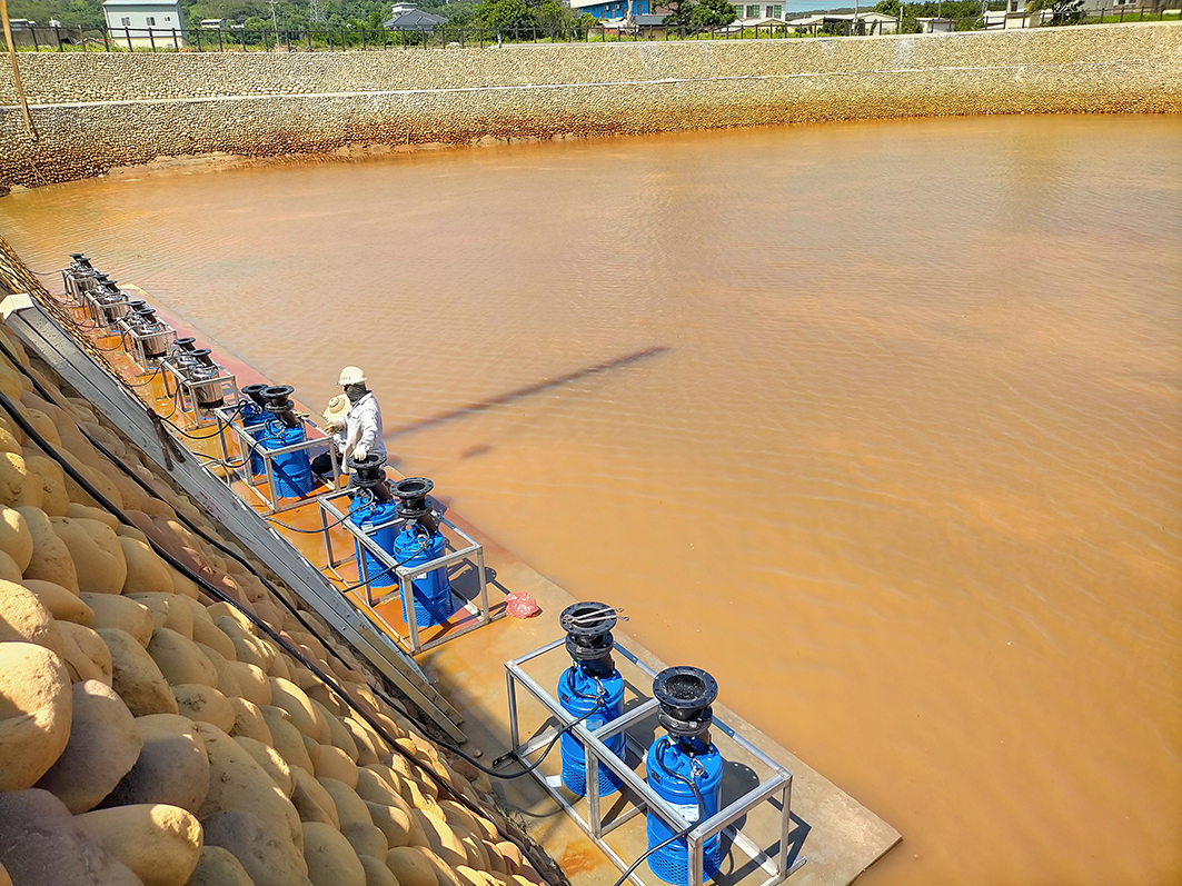 台灣苗栗 通霄溪伏流水開發工程