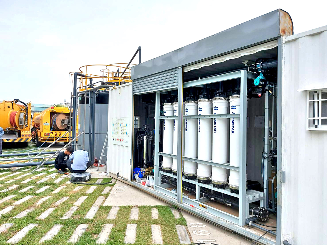 台灣台中 水湳水資源回收中心RO級淨水設備