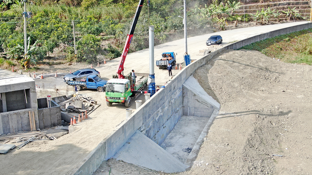 台灣高雄 田寮區月世界中小排抽水站新建工程