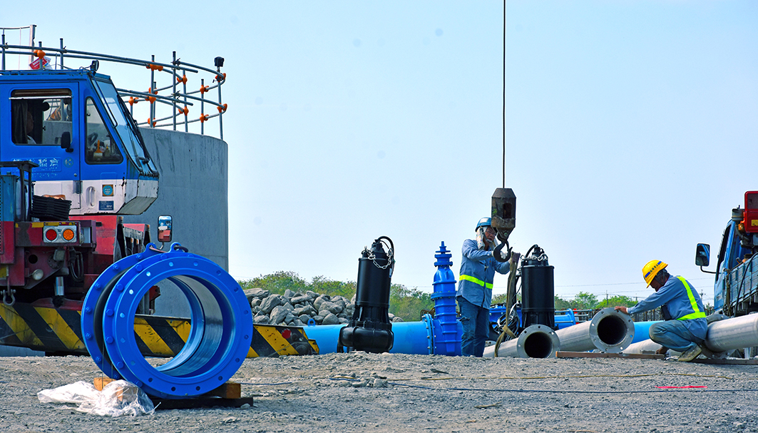 台灣屏東 林邊溪伏流水示範場設施 台灣屏東 林邊溪伏流水示範場設施