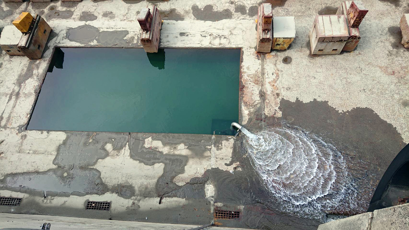 台灣 大型船塢機坑排水工程