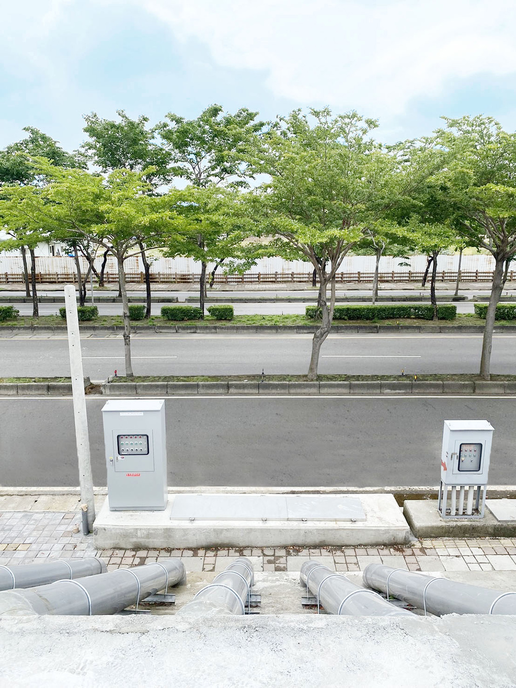 台灣台中 明傳產業園區滯洪池
