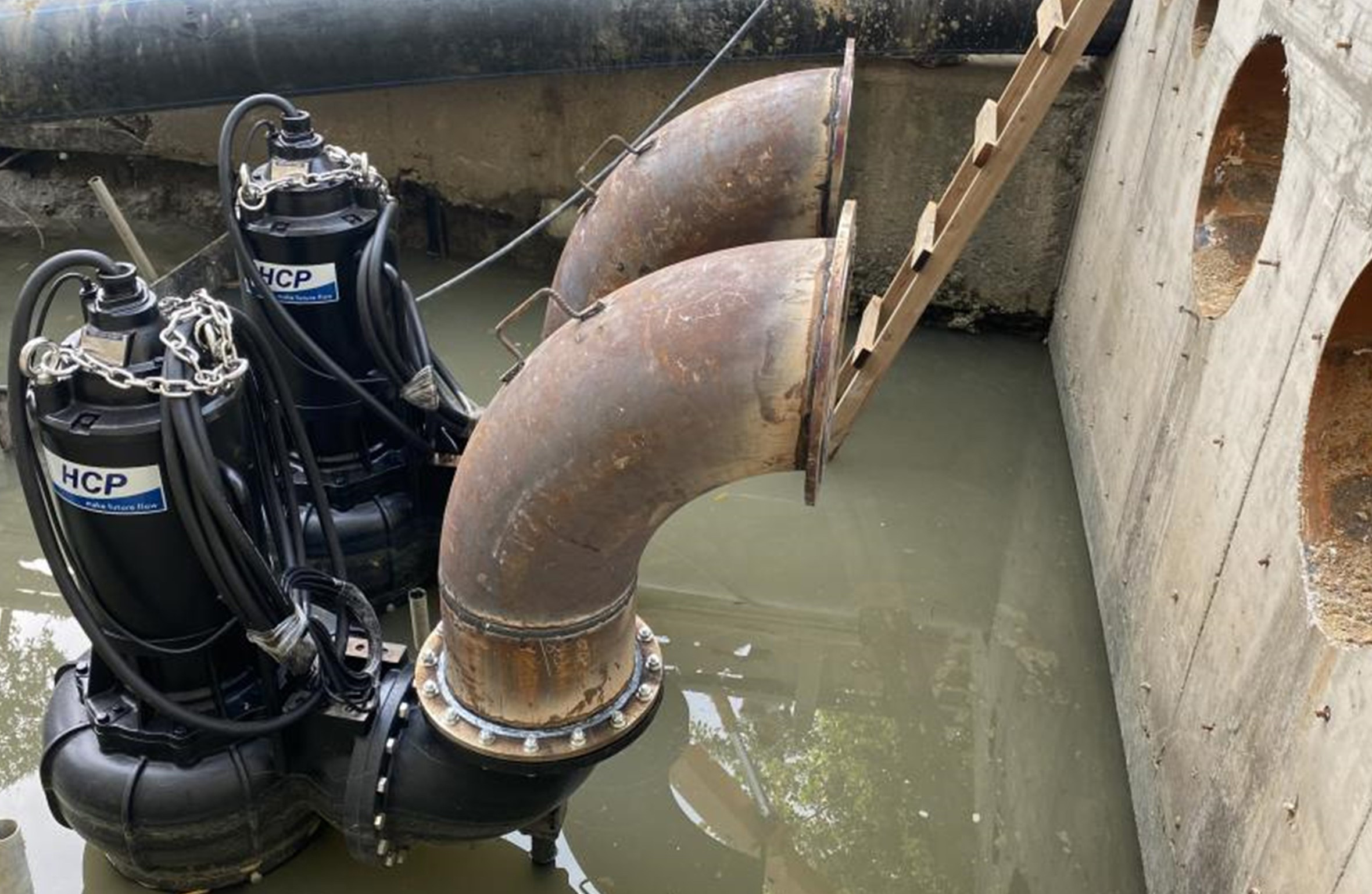 中國上海 河道整治水循環處理工程