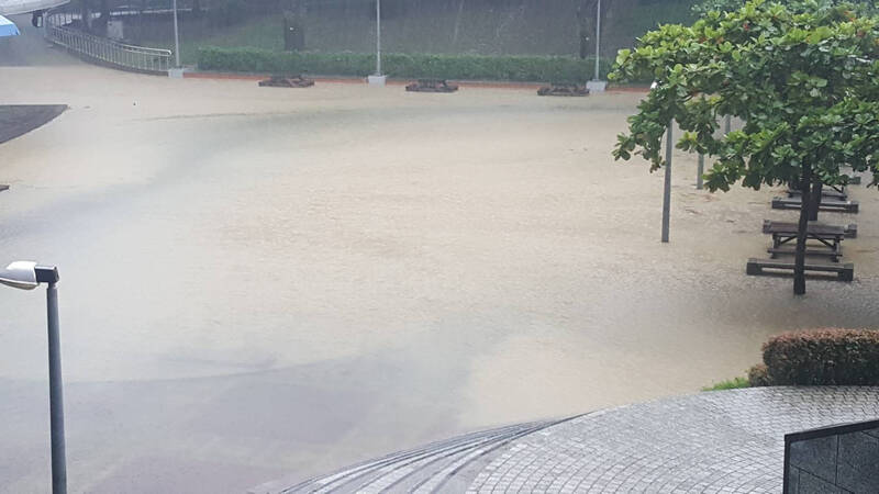 [媒體採訪] 颱風季節來了 東高雄易淹水區域獲贈沉水泵浦